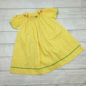 2 Southern Sunshine Kids Fall Smocked Dress
